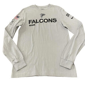 New Nike Atlanta Falcons Salute to Service Long Sleeve Shirt Size Men's Large